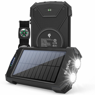 휴대폰과 노트북을 위한 치 무선 10000mAh 휴대 충전 장치 태양력 은행