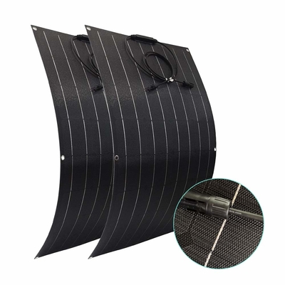 탄력적인 구부릴 수 있는 12V 100w 단일결정 태양 전지판