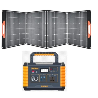 태양 전지판 100W 200W를 야영시키는 새로운 고효율 120w 가지고 다닐 수 있는 접힌 간이차고는 USB 출력과 태양 장비를 카라반