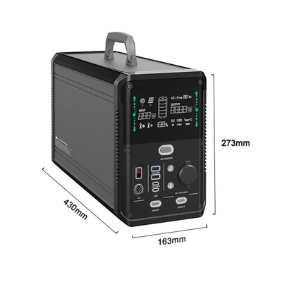 태양인 1000W 2000W Li 이온 동력화차 비상은 야외인 것을 위한 작은 발전기를 강화했습니다