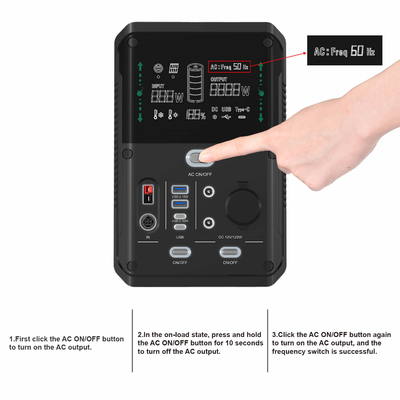 야간 투시 장치와 OEM Li 이온 동력화차 240v 가지고 다닐 수 있는 태양열 발전기