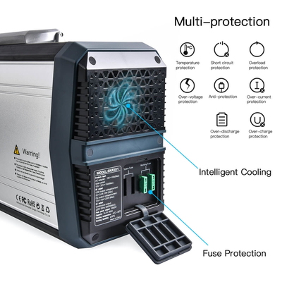 USB DC 교류 출력으로 야영하는 UPS 500W 가지고 다닐 수 있는 동력화차 발전기 모바일 발전소