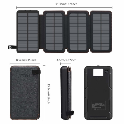 휴대폰을 위한 OEM 25000mAh 6W 태양 동력이 공급된 파워 뱅크 충전기 패널