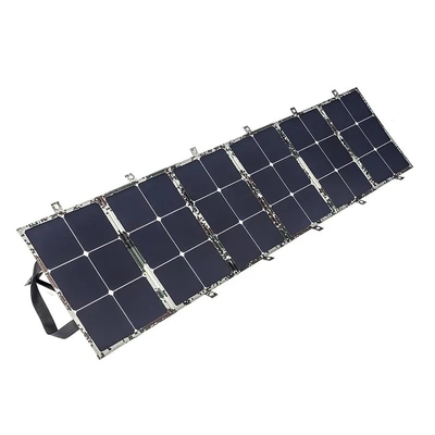 가지고 다닐 수 있는 120w 접힌 태양 전지판 모노럴 태양 전지 ETFE 엷은 조각 모양