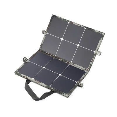 가지고 다닐 수 있는 120w 접힌 태양 전지판 모노럴 태양 전지 ETFE 엷은 조각 모양