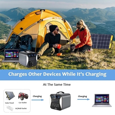 220V 오프 그리드 휴대용 태양광 발전기 라이프포4 배터리 1000W