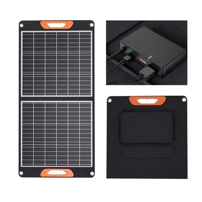 60W 100W 150W 휴대용 접는 태양 전지 패널 200W 야외 캠핑용