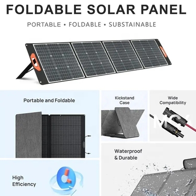 태양 전지판 100W 200W를 야영시키는 새로운 고효율 120w 가지고 다닐 수 있는 접힌 간이차고는 USB 출력과 태양 장비를 카라반