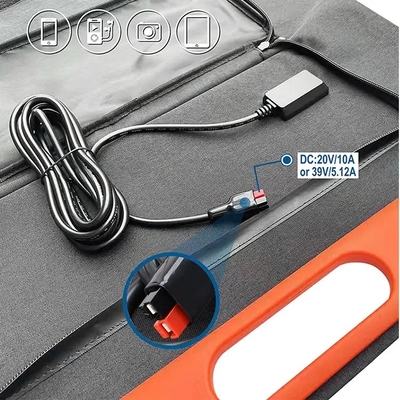 태양 전지판 100W 200W를 야영시키는 새로운 고효율 120w 가지고 다닐 수 있는 접힌 간이차고는 USB 출력과 태양 장비를 카라반