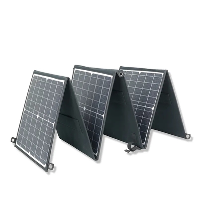 폴더블 태양 전지 패널 핸드백 전력 발전소 휴대용 태양 전지 6 폴드 ETFE 60W 110w 220w