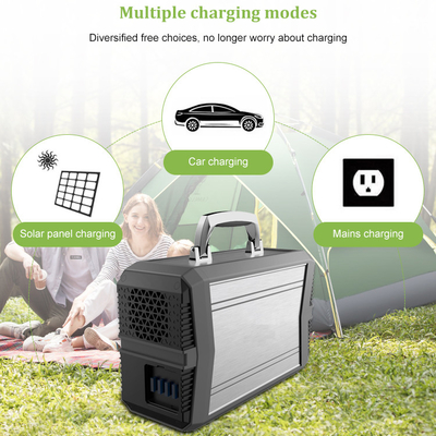 야외 비상 300W 가지고 다닐 수 있는 태양발전기 시스템 96000mAh AC 순수 사인파