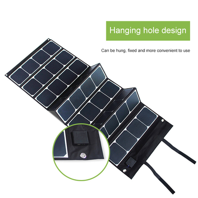 야외에서 반라이프 야영하기 위한 120W 오프 그리드 Usb 폴드형 태양 전지판