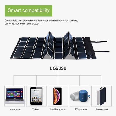 야외 야영을 위한 120 와트 태양 전지판 배터리 충전기 12v 배터리