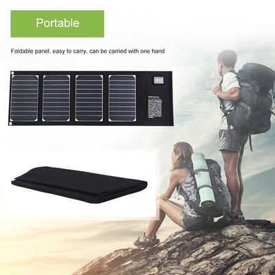 2 Usb 출력과 IPX4 가지고 다닐 수 있는 폴드형 태양 전지판 충전기 20 와트