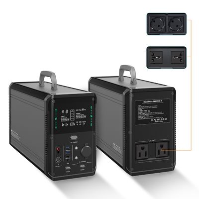 1380Wh 3000W 가지고 다닐 수 있는 작은 태양 전지판 발전기 시스템 키트