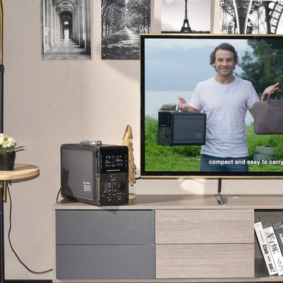 1380Wh 집의 RV 비상 가지고 다닐 수 있는 동력화차 발전기 USB-C 고속 충전