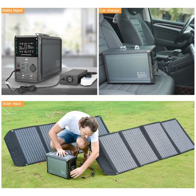 1380Wh 3000W 가지고 다닐 수 있는 작은 태양 전지판 발전기 시스템 키트