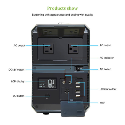 야영 220v 50 hz 60 hz를 위한 태양 재충전이 가능한 CPAP 동력화차