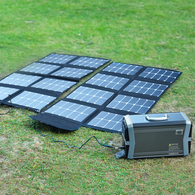 MPPT Li 이온 동력화차 태양 동력이 공급된 인버터 발전기 1500W