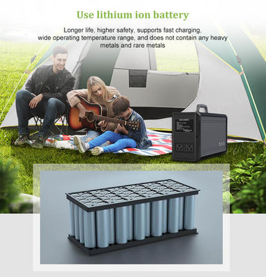 라이프포4 배터리 휴대용 전력은 냉동기 1000wh를 위한 가지고 다닐 수 있는 동력화차를 설치합니다