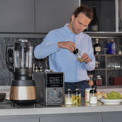 가지고 다닐 수 있는 태양 전지판 발전기는 야외인 것을 위한 동력화차 110v 220v 1000W를 장비를 답니다