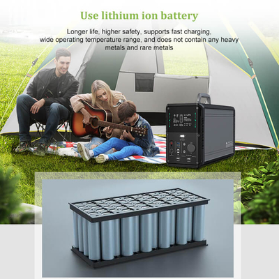 차 냉장고를 위한 1500w 1380Wh Lifepo4 태양 발전기 역