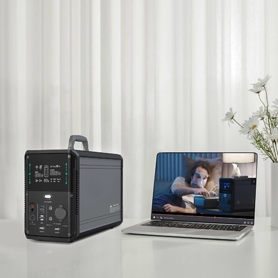 차 냉장고를 위한 1500w 1380Wh Lifepo4 태양 발전기 역
