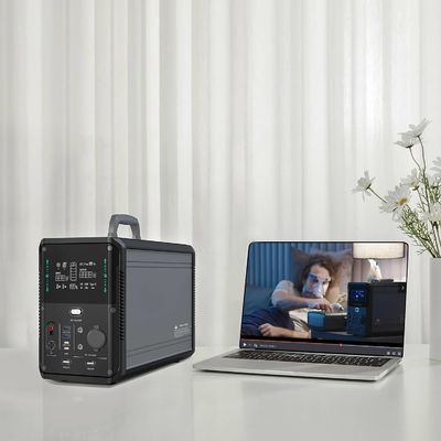 야외여서 야영하기 위한 라이프포4 리튬 배터리 태양 발전소 발전기 1500W