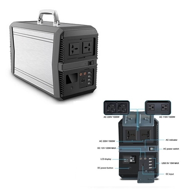 MPPT Li 이온 동력화차 태양 동력이 공급된 인버터 발전기 1500W