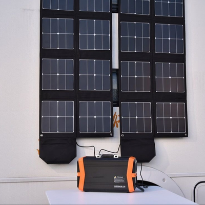 BMS 리튬 배터리 가지고 다닐 수 있는 태양 전지판 발전기 500W 동력화차