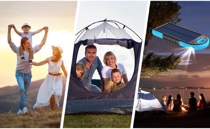 18W 10000mAh 태양 동력이 공급된 파워 뱅크 USB C 충전기 OEM 1